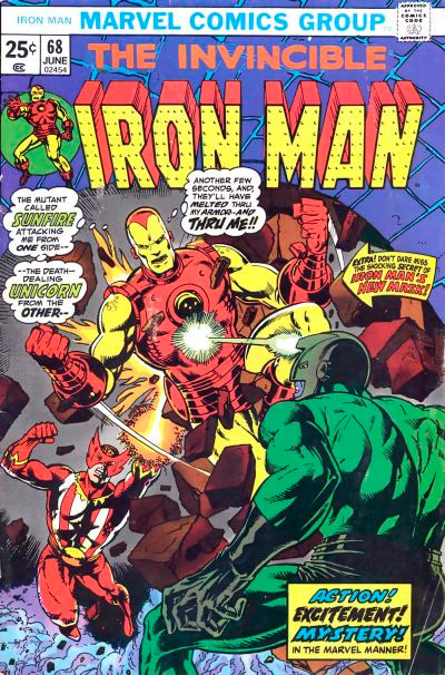 Iron Man (1968 series) #68 cover