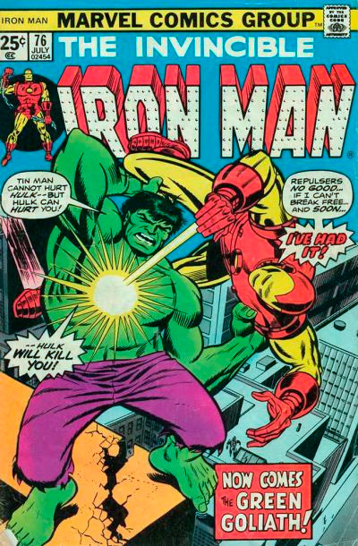 Iron Man (1968 series) #76 cover