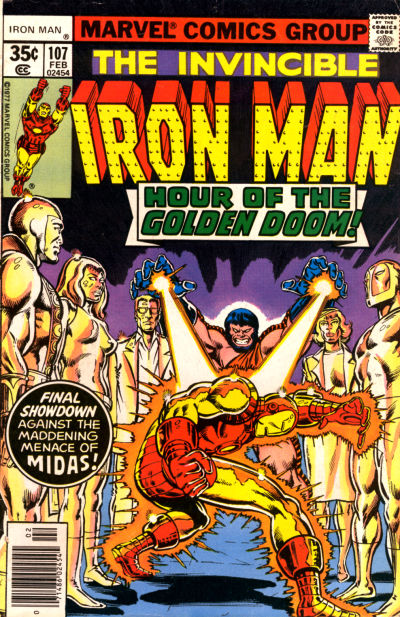 Iron Man (1968 series) #107 cover