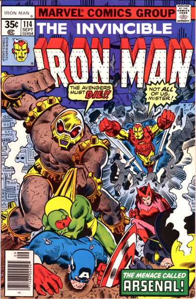 Iron Man (1968 series) #114 cover
