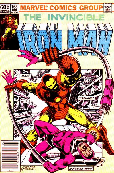 Iron Man (1968 series) #168 cover