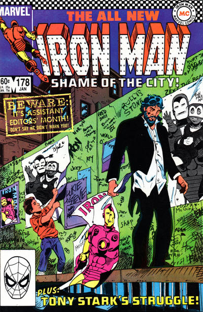Iron Man (1968 series) #178 cover
