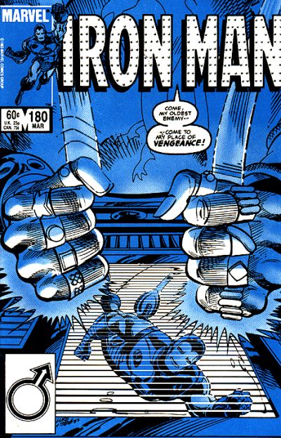 Iron Man (1968 series) #180 cover
