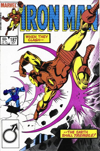 Iron Man (1968 series) #187 cover