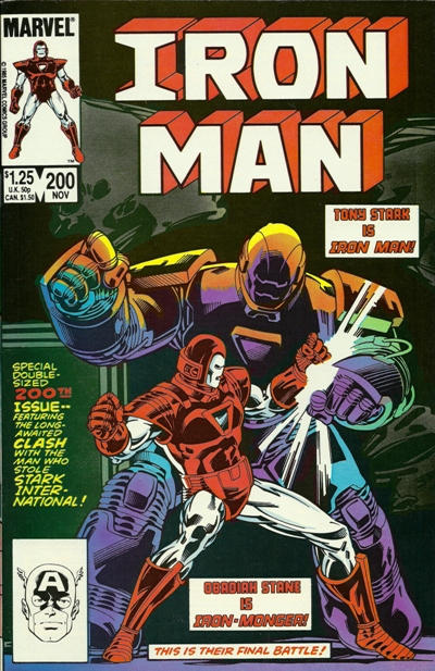 Iron Man (1968 series) #200 cover