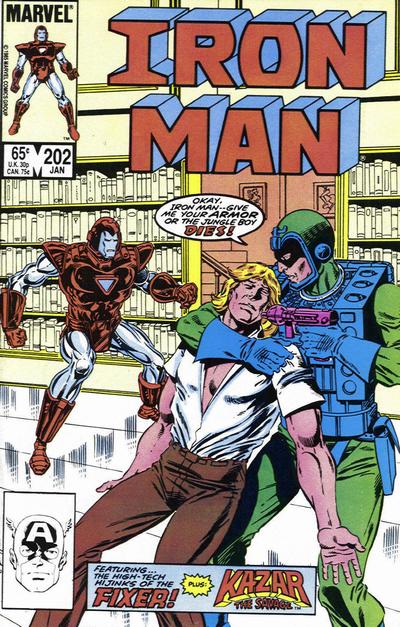 Iron Man (1968 series) #202 cover