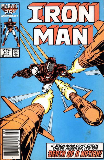 Iron Man (1968 series) #208 cover