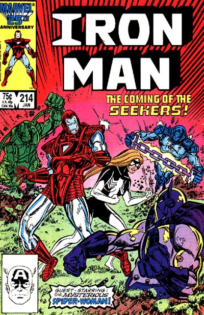 Iron Man (1968 series) #214 cover