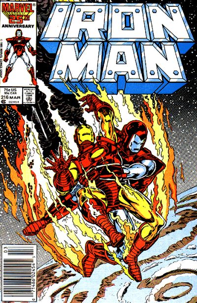 Iron Man (1968 series) #216 cover