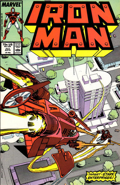 Iron Man (1968 series) #217 cover