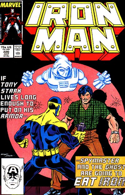 Iron Man (1968 series) #220 cover