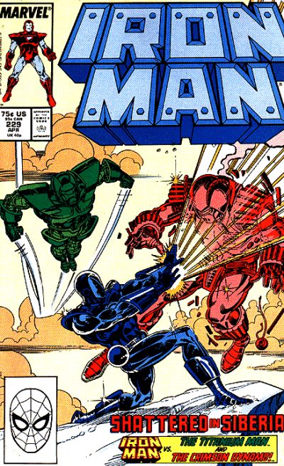 Iron Man (1968 series) #229 cover