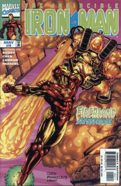 Invincible Iron Man (1998 series) #4 cover