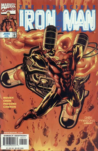 Invincible Iron Man (1998 series) #5 cover