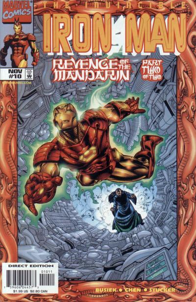 Invincible Iron Man (1998 series) #10 cover