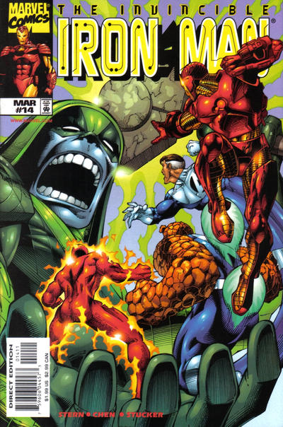 Invincible Iron Man (1998 series) #14 cover