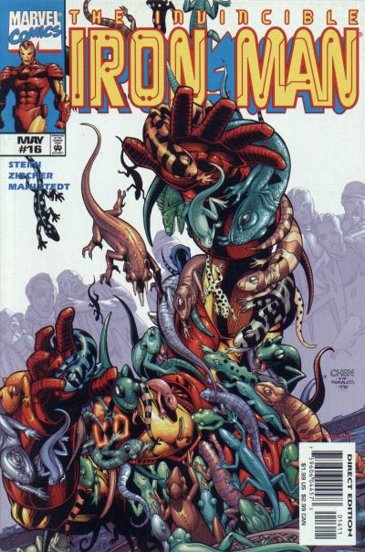 Invincible Iron Man (1998 series) #16 cover