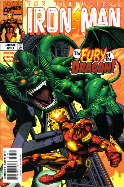 Invincible Iron Man (1998 series) #17 cover