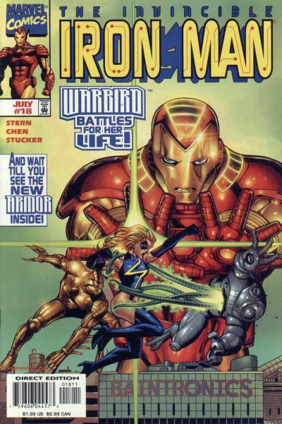Invincible Iron Man (1998 series) #18 cover