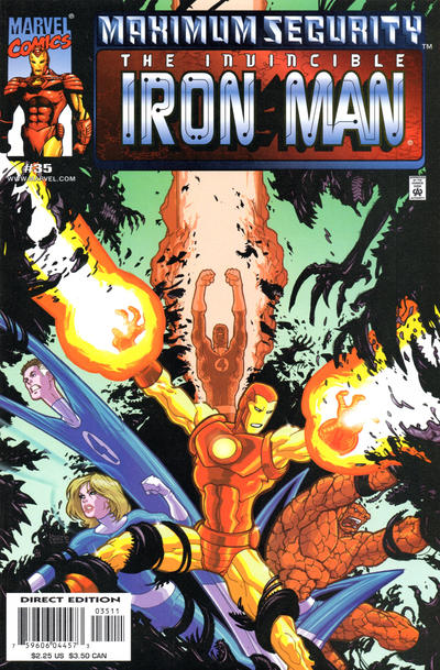 Invincible Iron Man (1998 series) #35 cover