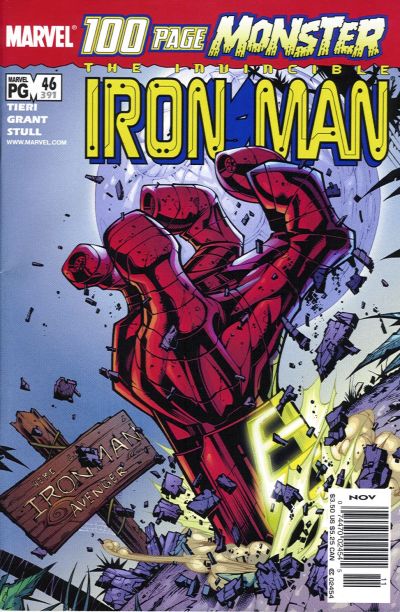 Invincible Iron Man (1998 series) #46 cover