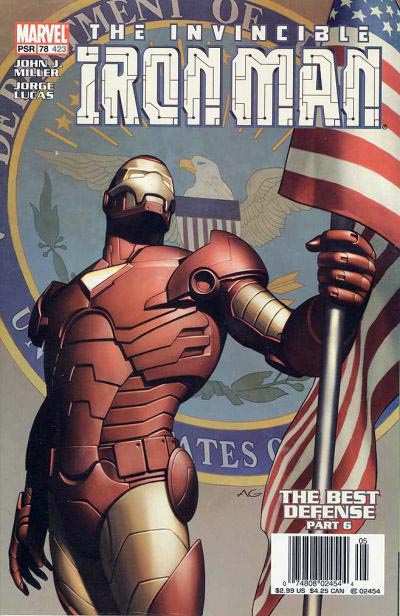 Invincible Iron Man (1998 series) #78 cover
