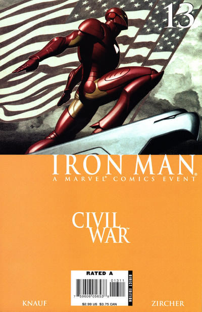 Invincible Iron Man (2005 series) #13 cover