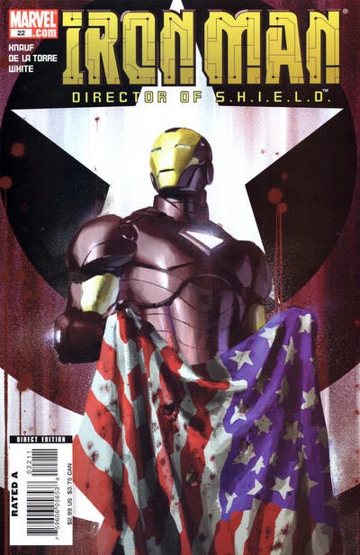 Invincible Iron Man (2005 series) #22 cover