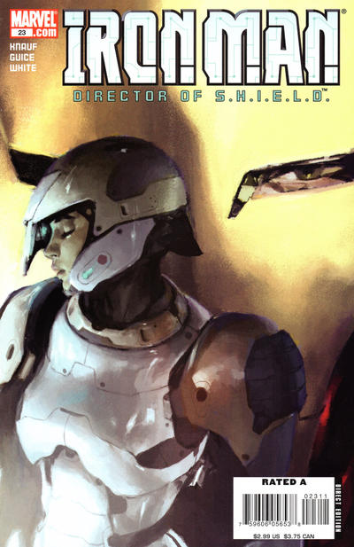 Invincible Iron Man (2005 series) #23 cover