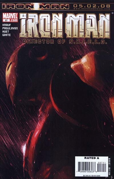 Invincible Iron Man (2005 series) #27 cover