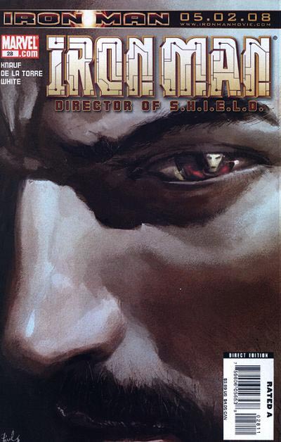 Invincible Iron Man (2005 series) #28 cover