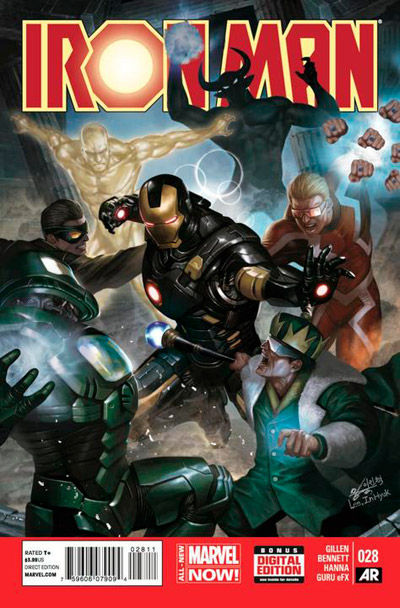 Invincible Iron Man (2012 series) #28 cover
