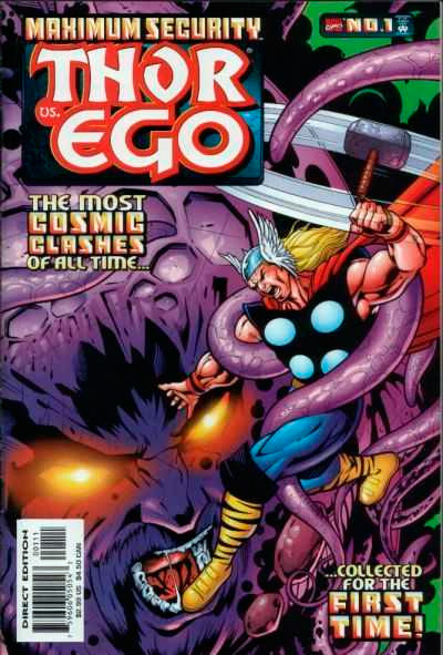Maximum Security: Thor vs. Ego #1 cover