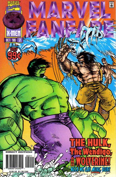 Marvel Fanfare (1996 series) #2 cover