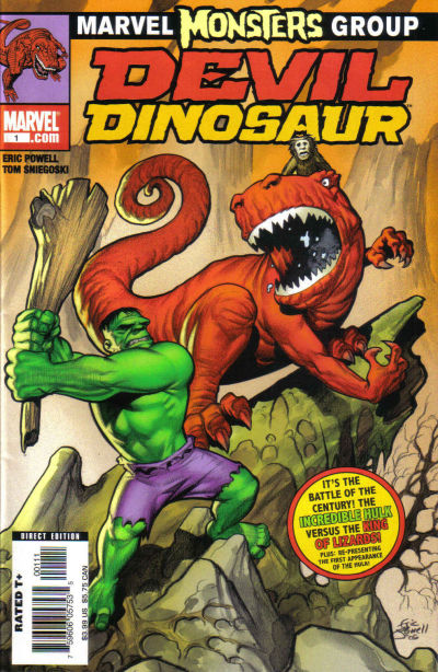 Marvel Monsters: Devil Dinosaur #1 cover