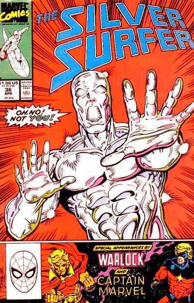 Silver Surfer (1987 series) #36 cover