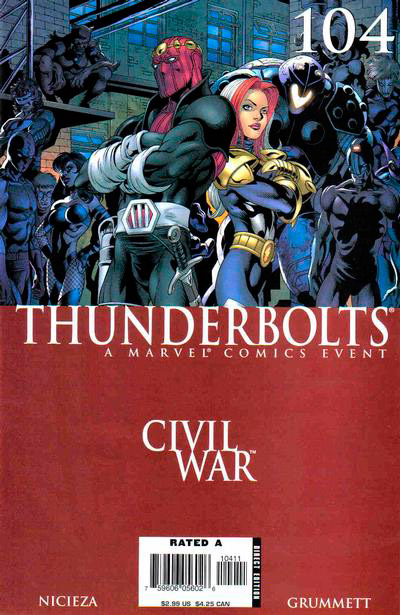 Thunderbolts (2006 series) #104 cover