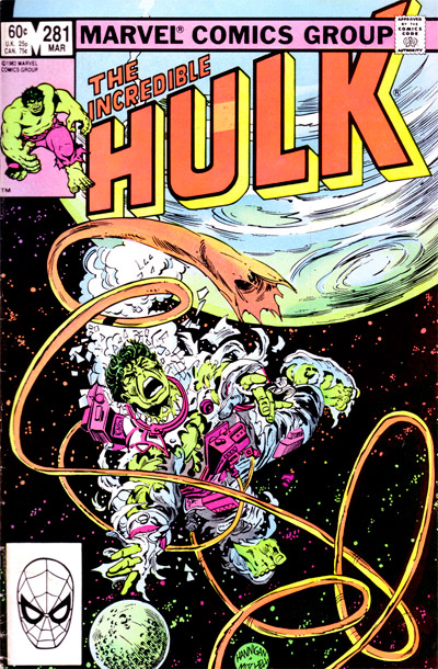 Incredible Hulk, The (1968 series) #281 cover