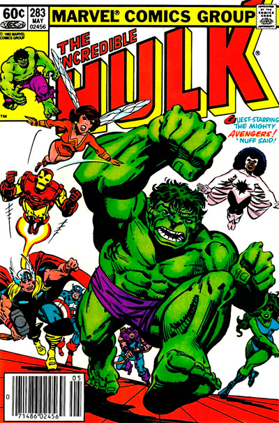 Incredible Hulk, The (1968 series) #283 cover
