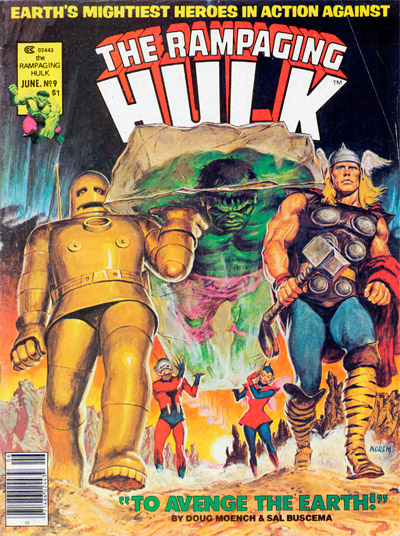 Rampaging Hulk (1977 series) #9 cover