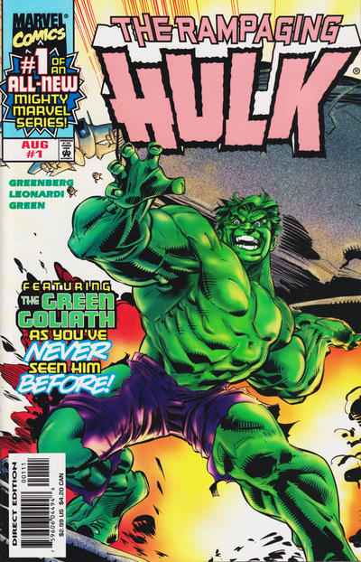 Rampaging Hulk, The Vol.2 #1 cover