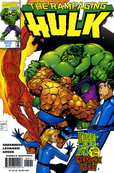 Rampaging Hulk, The Vol.2 #5 cover