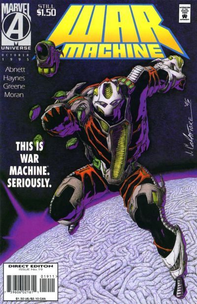 War Machine (1994 series) #19 cover