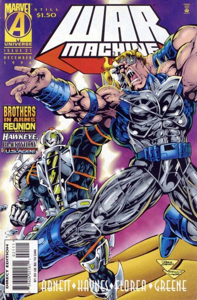War Machine (1994 series) #21 cover