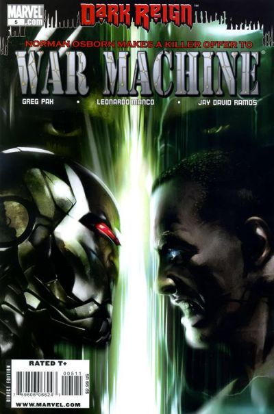 War Machine (2008 series) #5 cover