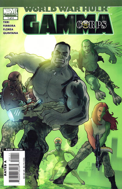 World War Hulk: Gamma Corps (2007 series) #1 cover