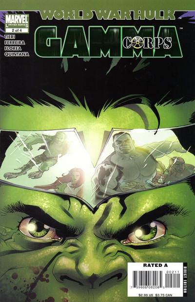 World War Hulk: Gamma Corps (2007 series) #2 cover