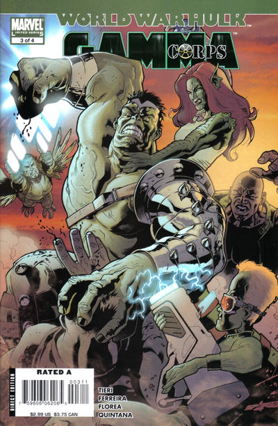 World War Hulk: Gamma Corps (2007 series) #3 cover