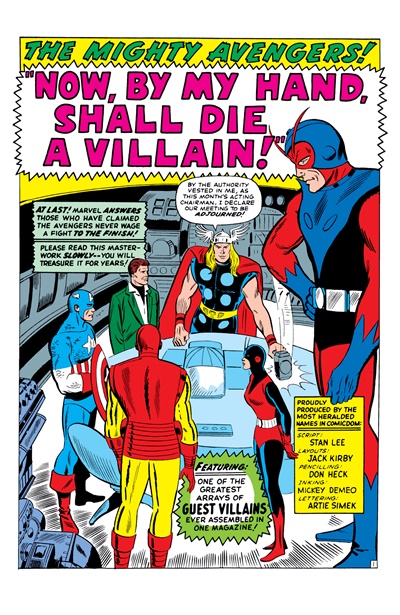 Page #1 from Avengers, The (1963 series) #15