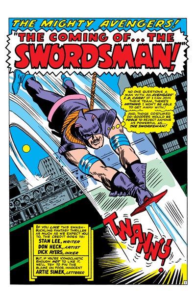 Page #1 from Avengers, The (1963 series) #19